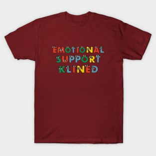 Colorful emotional support kindle T-Shirt